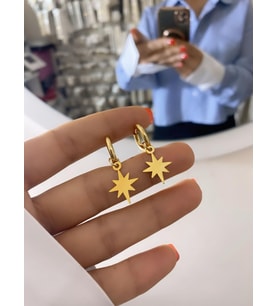 ÇELİK KİŞİYE ÖZEL İSİM YAZILAN KÜPE KİŞİYE ÖZEL TASARIM KÜPE GOLD RENK