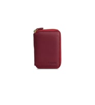 Guard Fermuarlı Kırmızı Deri Mini Cüzdan - GRD2403XW22315 (Renksiz)