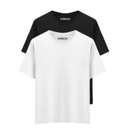 Erkek 2 Li Paket %100 Pamuk Oversize Tişört Basic Bisiklet Yaka Kısa Kollu T-Shirt