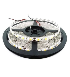 5metre Led şerit 5050 DC12V Kırmızı renkli (60Led/M) IP65 ışık aydınlatma lambası hortum Kendinden yapışkanlı