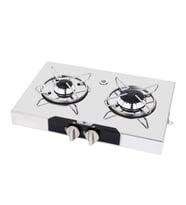 NAVY LOAD NL20012 - Çiftli Set Üstü Ocak Krom - Ölçüler: 38 cm x 36 cm Ağırlık: