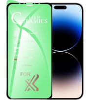 Apple Uyumlu   iPhone 14 Pro Max Ekran Koruyucu 9d Seramik Nano Tam Kaplayan Kavisli Kırılmaz