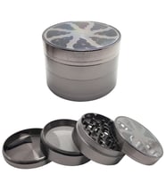 Gri 63mm. 4 katlı Grinder Herbal Öğütücüsü Parçalayıcı rb83gr