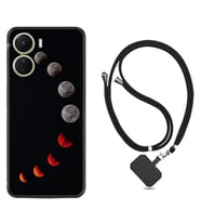 Vivo Y16 Kılıf Resimli Boyun Askılı İpli Desenli Silikon Series Mooons 1861