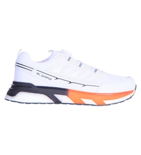 Mc Jamper 2296 Byz-Orj Akıllı Bağcık Erkek Sneaker Ayakkabı (Beyaz)