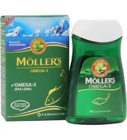 Möller's Omega-3 60 Yumuşak Jelatin Kapsül Balık Yağı İçeren Takviye Edici Gıda Norveç Menşeli