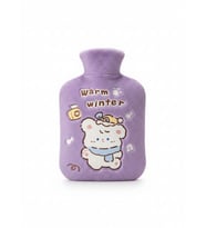 Warm Winter Ayıcık Mor Peluş Sıcak Su Torbası Küçük Boy