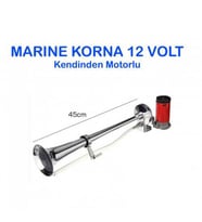 Gemi-Tır Kornası Marine Korna Nikelajlı 12 Volt