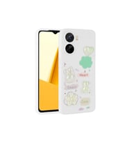 Vivo Y16 Uyumlu Kılıf Kabartma Figürlü Parlak Zore Toys Silikon Kapak