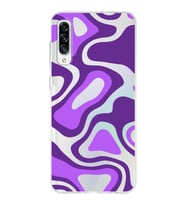 Samsung Galaxy A30s  Kapak Renkli Desen Tasarımlı Şeffaf Silikon Kılıf