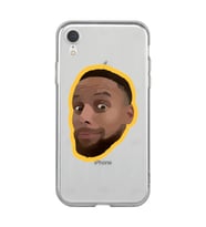 Iphone XR Uyumlu Stephen Curry Desenli Şeffaf Telefon Kılıfı