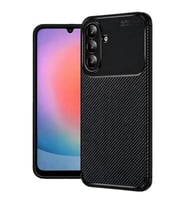 Coverzone Samsung Galaxy S26 Plus Uyumlu TPU Silikon K?l?f, Ultra Slim Fit Karbon Fiber Desenli, Darbe Emici, ?nce ve Hafif, ??k ve Koruyucu Siyah