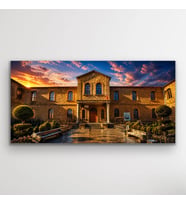 Tarihi Yozgat Lisesi Kanvas Tablo 60X120 CM