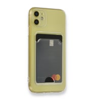 IPHONE 11 UYUMLU ŞEFFAF KARTLIKLI SİLİKON KILIF