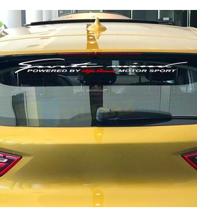 Alfa Romeo Logo Sport Mind Arka Cam Oto Sticker Yapıştırma Etiket 90 x 12 Cm