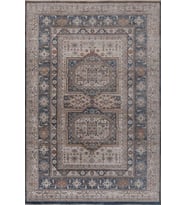 Gabardin Halı 7/24 Serisi 1481 Mavi Salon Oturma Yatak Odası Halısı