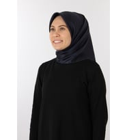 Kadın Lacivert Twill İpek Eşarp 7999313-921