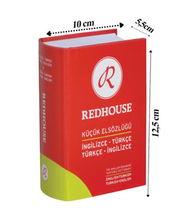 Redhouse İngilizce Türkçe Küçük El Sözlüğü Yeşil 702 Sayfa 1 Adet 80.000 Kelime Hazneli Red House İngilizce Sözlük El Boy Cep