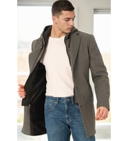 PLT8376 DEWBERRY ERKEK PALTO-FÜME