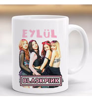 Black Pink Hediye Kişiye Özel Kupa Bardak -