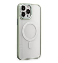 Pilelistore   iPhone 15 Pro Max Kılıf Room Magneticsafe Silikon - Su Yeşili