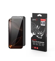 Apple iPhone 16 Pro Max Uyumlu Zore Rika Premium Privacy Temperli Cam Ekran Koruyucu (Siyah)