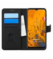 Microsonic Reeder P13 Blue Max Pro Lite 2022 Kılıf Fabric Book Wallet Siyah