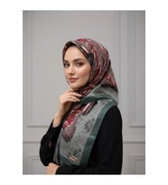 Soft Etnik Şerit Desen Şal