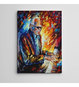 Ray Charles Yağlıboya Reprodüksiyon Kanvas Tablo