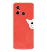 Xiaomi Redmi 12C Kılıf Silikon Desen Özel Seri Kedoş 1735