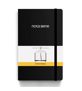 VICTORIA'S JOURNALS NOTE BENE 9227 CLASSIC NOTEBOOK ESNEK KAPAK 13x21cm 70gr.400 SYF. ÇİZGİLİ DEFTER