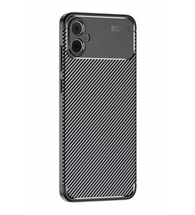 Samsung Galaxy A05 Uyumlu Kılıf Auto Focus Karbon Kapak - Siyah