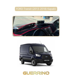 FORD Transit (2013-2018) KapaklıTORPİDO KORUMA HALISI BEJ KENAR