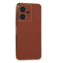 Durukar® Vivo Y22 2022 Kılıf Volet Silikon - Kırmızı