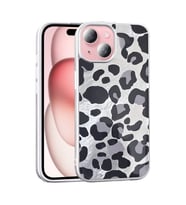 Lexroo iPhone 14 Kılıf Desenli Mep Kılıf - Gri Leopar