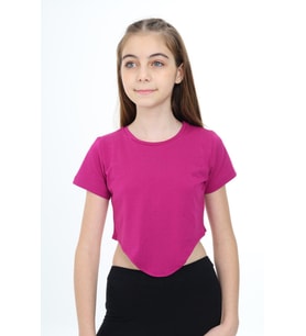 Toontoy Kız Çocuk Tişört (Mürdüm)