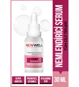 New Well Nemlendirici, Cilt Yenileyici Leke Karşıtı Serum 30ml