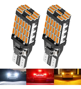 T15 W16w Canbus 45 Led Turuncu Sinyal  Ampülü 