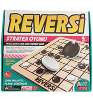 Reversi Ahşap Orta Boy Strateji Aile Zeka ve Eğlence Oyunu