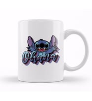 Ohana Vibes Stitch Kupa Bardak Porselen