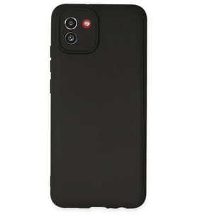 Galaxy A03 Kılıf First Silikon - Siyah