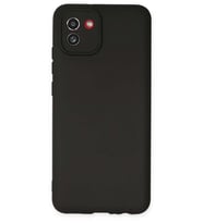 Galaxy A03 Kılıf First Silikon - Siyah