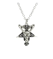 Gothic Goat Head Kolye