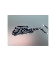 Ford Focus 2 HB  2005-2012 Anahtarlık Metal 3D Krom Araba Anahtarlığı