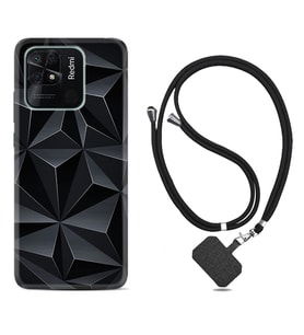 Xiaomi Poco X3 Pro M4 Pro X4 Pro C40 10C Kılıf Boyun Askılı Silikon Prizmalar 1782