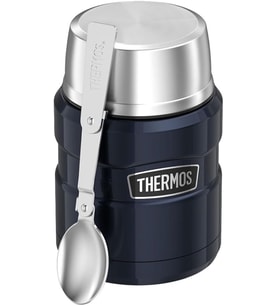 Thermos Sk3000 Stainless King Yemek Termosu 0.47 Lt Gece Mavisi Çelik Termos (Çok Renkli)