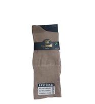 BAMBU DİKİŞSİZ LASTİKSİZ ERKEK DİYABET ÇORABI (Bej)