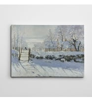 Monet Winter Kanvas Tablo