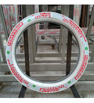85 cm Çapında Tam Kanat Yuvarlak Pimapen Pencere-Beyaz (Klasik Isıcam-4mm+16mm+4mm)