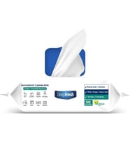 DeepFresh İz Bırakmaz Yüzey Temizleme Havlusu, Beyaz Sabun Kokulu (100 Yaprak)